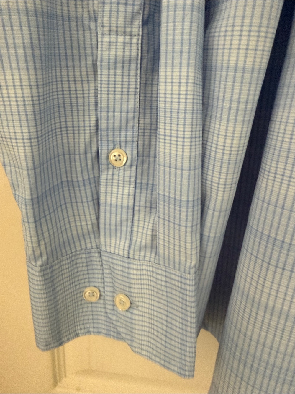 Tommy Bahama Light Blue Plaid Long-Sleeve Button-Down Shirt - Picture 7 of 11